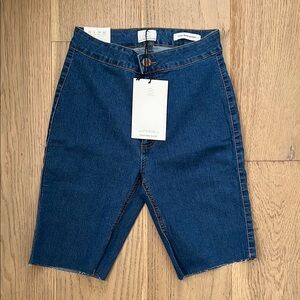 Cotton On High Rise Denim Bike Short